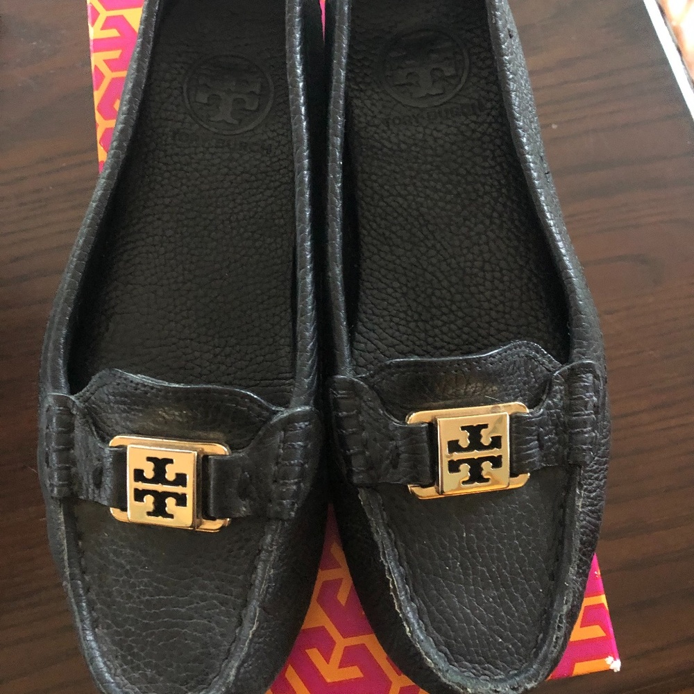 Tory Burch Black Loafers